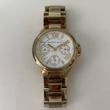 Michael Kors Accessories | Michael Kors Oversized Gold Tone Watch | Color: Gold | Size: Os