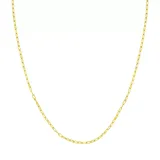 "14k Gold Paper Clip Chain Necklace, Women's, Size: 16"", Yellow"
