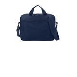 Port Authority BG318 Access Briefcase in River Blue Navy size OSFA | Canvas
