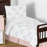 Sweet Jojo Designs Rainbow 5 Piece Toddler Bedding Set Polyester in White | Wayfair Rainbow-Tod