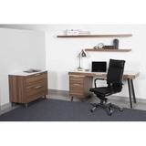 Orren Ellis Adaku Drafting Chair Upholstered, Steel in Black, Size 45.87 H x 26.38 W x 27.56 D in | Wayfair 769E0337911545BB87B84776C2CDF476