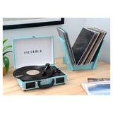 Victrola Decorative Record Player in Green/Blue, Size 16.5 H x 7.17 W x 12.83 D in | Wayfair VSC-400SBV-TRQ-SDF