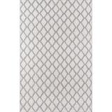 Rona Artian Geometric Handmade Wool Area Rug Viscose/Wool in Brown/White, Size 108.0 H x 72.0 W x 0.5 D in | Wayfair