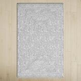 Indoor/Outdoor Area Rug - Birch Lane™ Bronner Casual Braided Gray/White Indoor/Outdoor Rug Polypropylene in | Wayfair