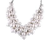 Don't AsK Women's Necklaces Pearl - Imitation Pearl Cluster Statement Necklace