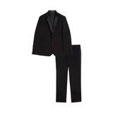 Van Heusen Boys 8-20 2 Piece Tuxedo Suit, Black, 10
