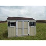 Little Cottage Company Value 12 ft. W x 12 ft. D Solid & Manufactured Wood Storage Shed in Brown, Size 107.0 H x 144.0 W x 144.0 D in | Wayfair