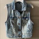 American Eagle Outfitters Jackets & Coats | Denim Vest | Color: Black | Size: S