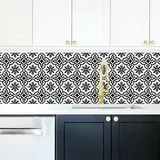 RoomMates Ornate Tile Backsplash Peel & Stick Giant Decal, Multicolor