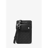Michael Kors Logo Smartphone Crossbody Bag Black One Size