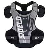 STX Shield 200 Lacrosse Goalie Chest Protector Black/Grey