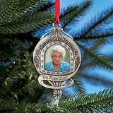 The Holiday Aisle® Heaven Memorial Photo Ornament Metal in Gray/Yellow, Size 4.56 H x 1.0 W x 2.63 D in | Wayfair 6AC0F69AE5F04EFAAD429A904DE0C6BC