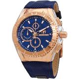 Cruise Blueray Chronograph Blue Dial Ens Watch 115176 - Blue - TechnoMarine Watches