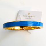 Kate Spade Jewelry | Kate Spade Head In The Clouds Blue Bangle Bracelet | Color: Blue/Gold | Size: Os