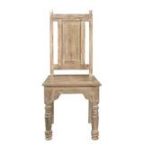 Rosalind Wheeler Riebe Solid Wood Queen Anne Back Side Chair in Natural Wood in Brown, Size 42.0 H x 18.0 W x 18.0 D in | Wayfair