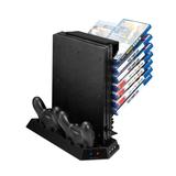 PS4 Pro Organizer, Fan With Charging Station And Game Holders