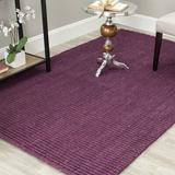 Winston Porter Betsye Purple Area Rug Jute & Sisal in Brown/Indigo, Size 108.0 H x 72.0 W x 0.25 D in | Wayfair VKGL5031 32888387