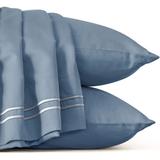 subrtex 1600 Thread Count Pillowcase Case Cotton in Blue, Size Califorlia King | Wayfair SBTPSK/CK-BL