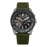 Men's Citizen Eco-Drive Promaster Nighthawk Chronograph Watch - BJ7138-04E, Size: Large, Black