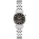 Women's Bulova Regatta Diamond Watch - 96P221, Size: Small, Silver