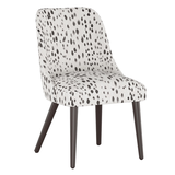 Jessa Dining Chair - Linen Leopard Ink