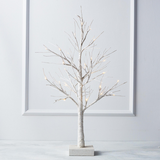 Led Glitter Tree 3' - Silver
