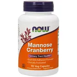 NOW Foods Mannose Cranberry - 90 Veg Capsules, Multicolor, 90 CT