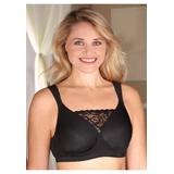 Plus Size Women's Camisole Perma-Form® Bra by Jodee in Right Black (Size 36 A)