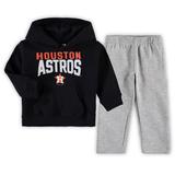 "Toddler Navy/Heathered Gray Houston Astros Fan Flare Fleece Hoodie and Pants Set"