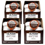 Fresh Roasted Coffee FRC Medium Roast Coffee Pods in Brown, Size 8.4 H x 6.0 W x 12.6 D in | Wayfair FRC_MED_ROAST_72ct_PODS