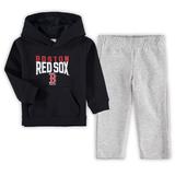 "Toddler Navy/Heathered Gray Boston Red Sox Fan Flare Fleece Hoodie and Pants Set"