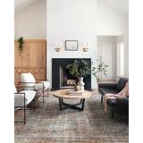 Blue/Brown/Gray Area Rug - Chris Loves Julia x Loloi Jules Oriental Lagoon/Brick Area Rug Polyester in Blue/Brown/Gray | Wayfair JULSJUL-05LJBK160S