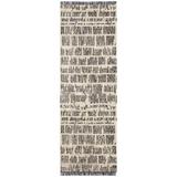 Black/White Area Rug - Chris Loves Julia x Loloi Alice Abstract Cream/Charcoal/Ivory Area Rug Polyester in Black/White | Wayfair ALICALI-02CRCC27A0