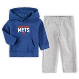 "Toddler Royal/Heathered Gray New York Mets Fan Flare Fleece Hoodie and Pants Set"