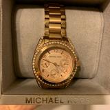 Michael Kors Accessories | Michael Kors Rose Gold Watch Style Blair | Color: Gold | Size: Os