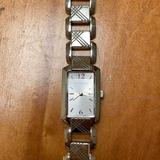Burberry Accessories | Burberry Womens Link Watch Stainless | Color: Silver | Size: Os