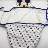 Disney Other | Disney Baby Mickey Mouse Bathtime Wraphooded Towel | Color: Blue/White | Size: Osbb