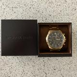 Michael Kors Accessories | Michael Kors Mk8361 Chronograph Watch | Color: Black/Gold | Size: 45mm