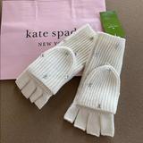 Kate Spade Accessories | Kate Spade Bedazzled Pop Top Glove | Color: Cream | Size: Os