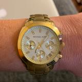 Michael Kors Accessories | Michael Kors Ladies Gold Chronograph Watch Mk5132 | Color: Gold | Size: Os