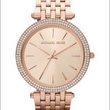 Michael Kors Accessories | Mk Darci Rose Gold Stainless Steel Bracelet Watch | Color: Gold/Pink | Size: 39mm