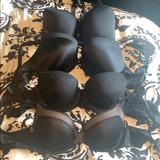 Victoria's Secret Intimates & Sleepwear | 4 Black Bras Victorias Secret 32dd | Color: Black | Size: 32e (Dd)