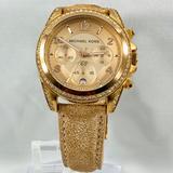 Michael Kors Accessories | Michael Kors Chronograph Ladies Watch Swarovski | Color: Gold | Size: Os