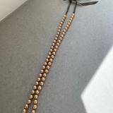 J. Crew Jewelry | J. Crew Fashion Pearl Rope Necklace | Color: Cream/Gray | Size: Os