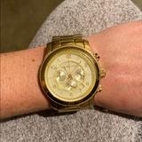 Michael Kors Accessories | Michael Kors Gold Watch | Color: Gold | Size: Fits Ladies Wrist, Can Be Adjusted Smaller