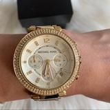Michael Kors Accessories | Michael Kors Parker Chronograph Gold Watch Mk5354 | Color: Gold | Size: Os