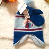 Disney Accessories | Frozen 2 Toddler Hat And Glove Set Nwt | Color: Blue | Size: Osbb