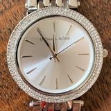Michael Kors Accessories | Michael Kors Darci Silver Watch. | Color: Silver | Size: Os