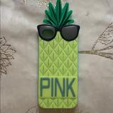 Pink Victoria's Secret Accessories | Iphone 5s Pink Pineapple Case | Color: Green/Yellow | Size: Iphone 5s