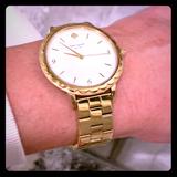 Kate Spade Accessories | Kate Spade Morningside Gold Watch | Color: Gold/White | Size: Os